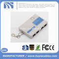 2015 Nouveau RJ45 RJ11 Cat5 Cat6 Network LAN Cable Tester avec Keychain 9 LEDs Ethernet Cord Tracker Detector